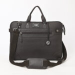 Premium Grain Leather Laptop Messenger Bag for Business and Travel - Image 4