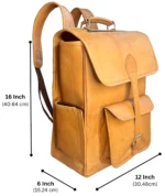 Genuine Leather Backpack Bag - Image 6