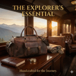 Full Grain Buffalo Leather Duffle Travel Bag